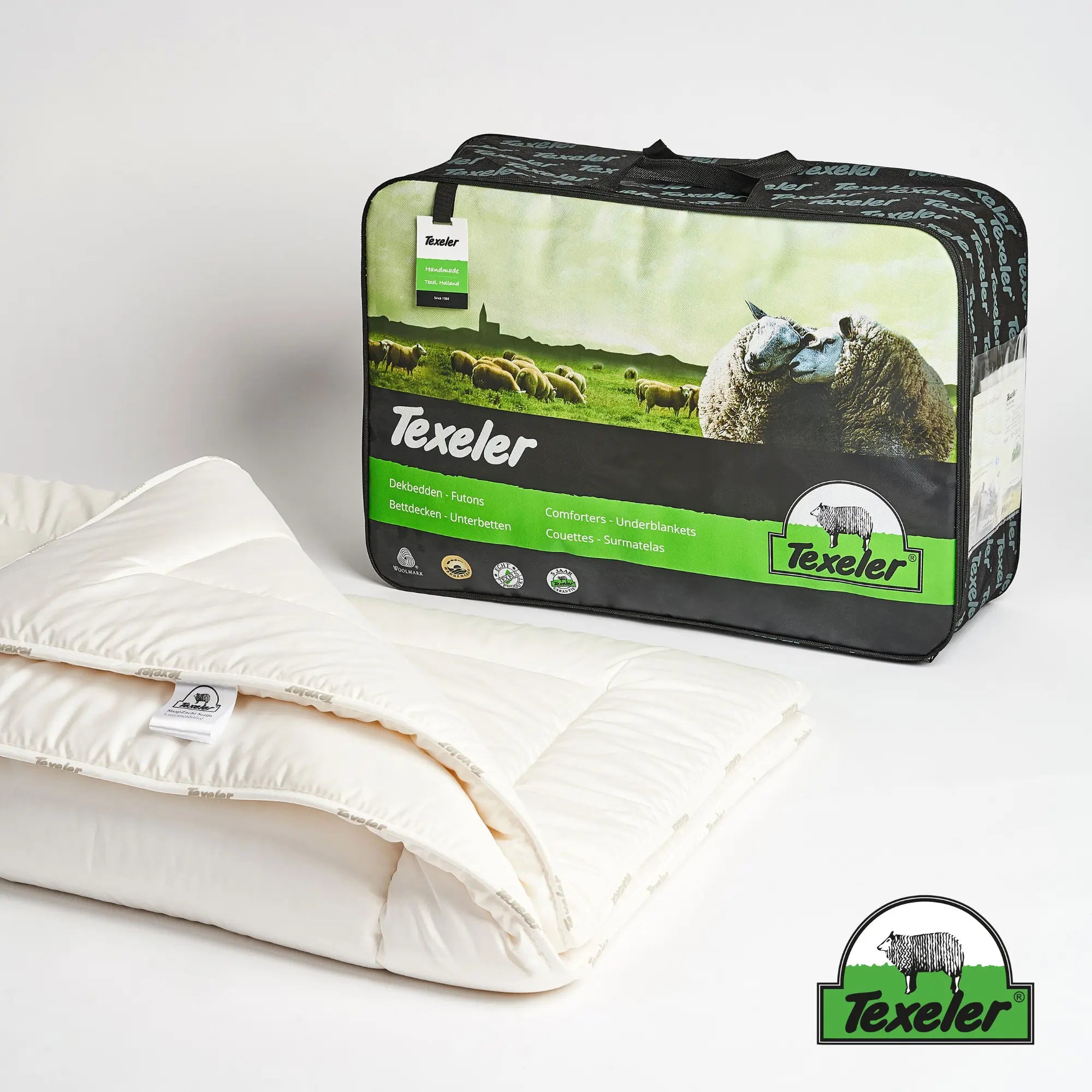 Satin ZipSet Wool Duvet Texeler